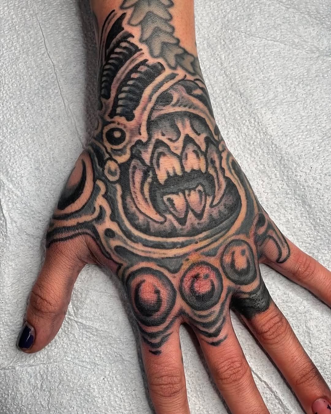 Tattoo by @zacblevins — black_and_grey, dark_realism