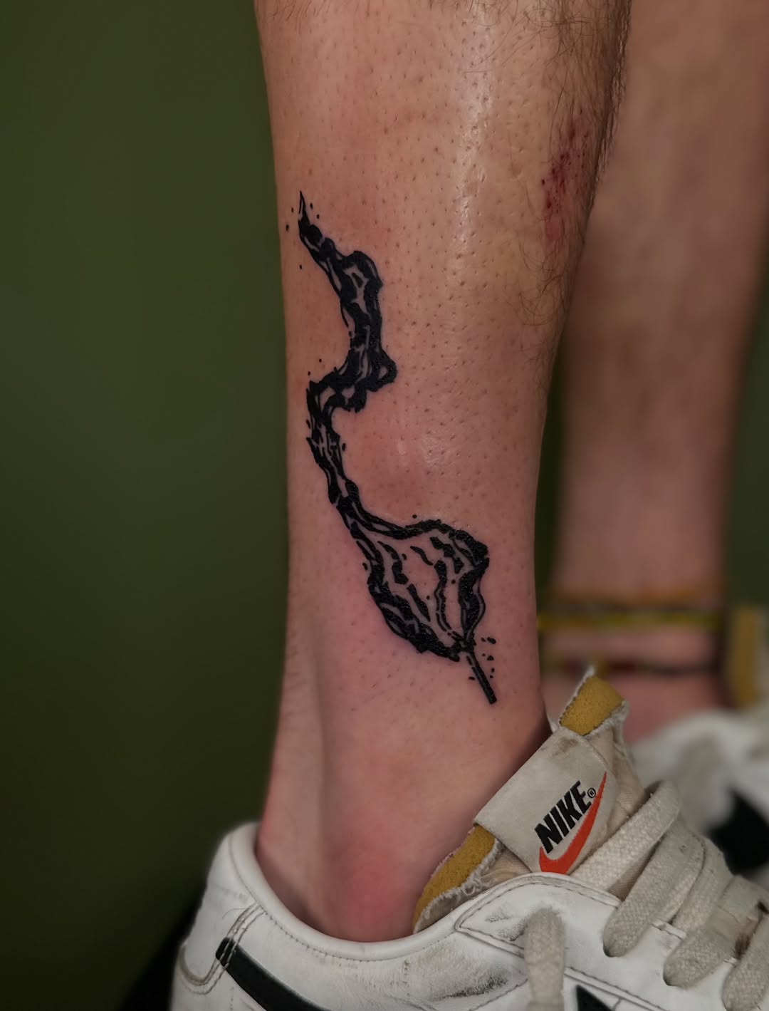 Tattoo by @tapiotats — blackwork