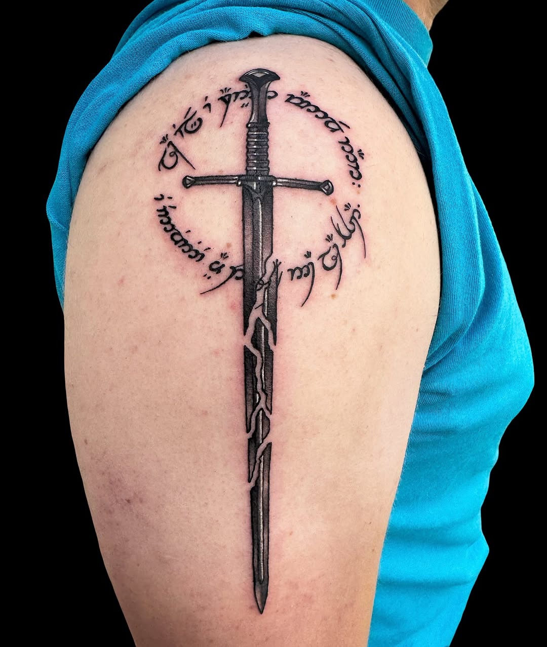 Tattoo by @dilloneavestattoo — black_and_grey, lettering_script