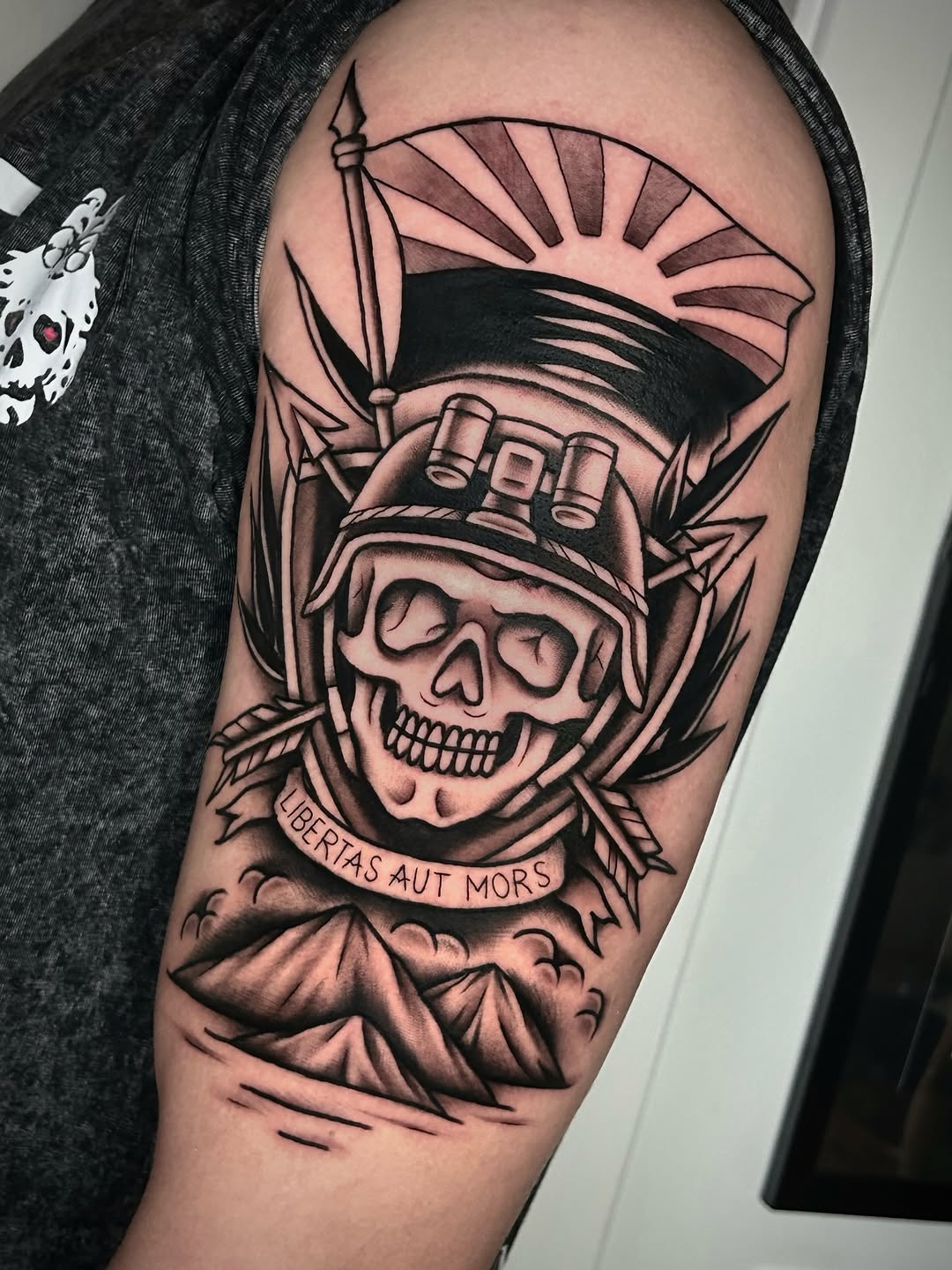 Tattoo by @tattookek — american_traditional, black_and_grey