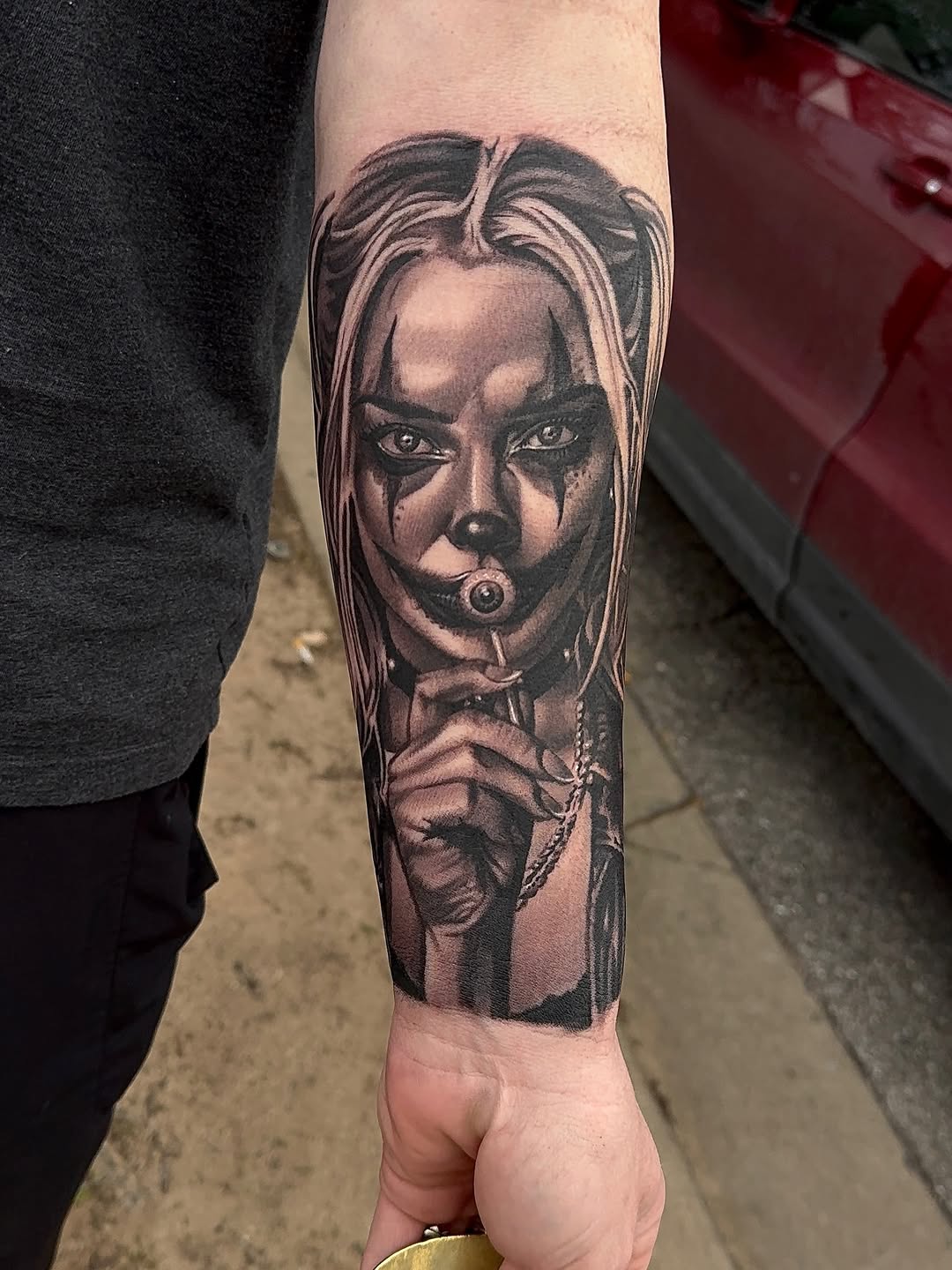 Tattoo by @dannydabstattoos — black_and_grey, realism