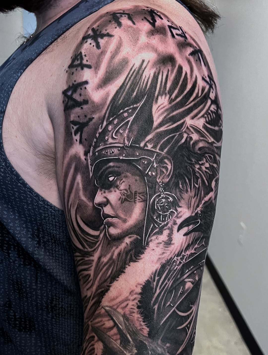 Tattoo by @dannydabstattoos — realism, black_and_grey