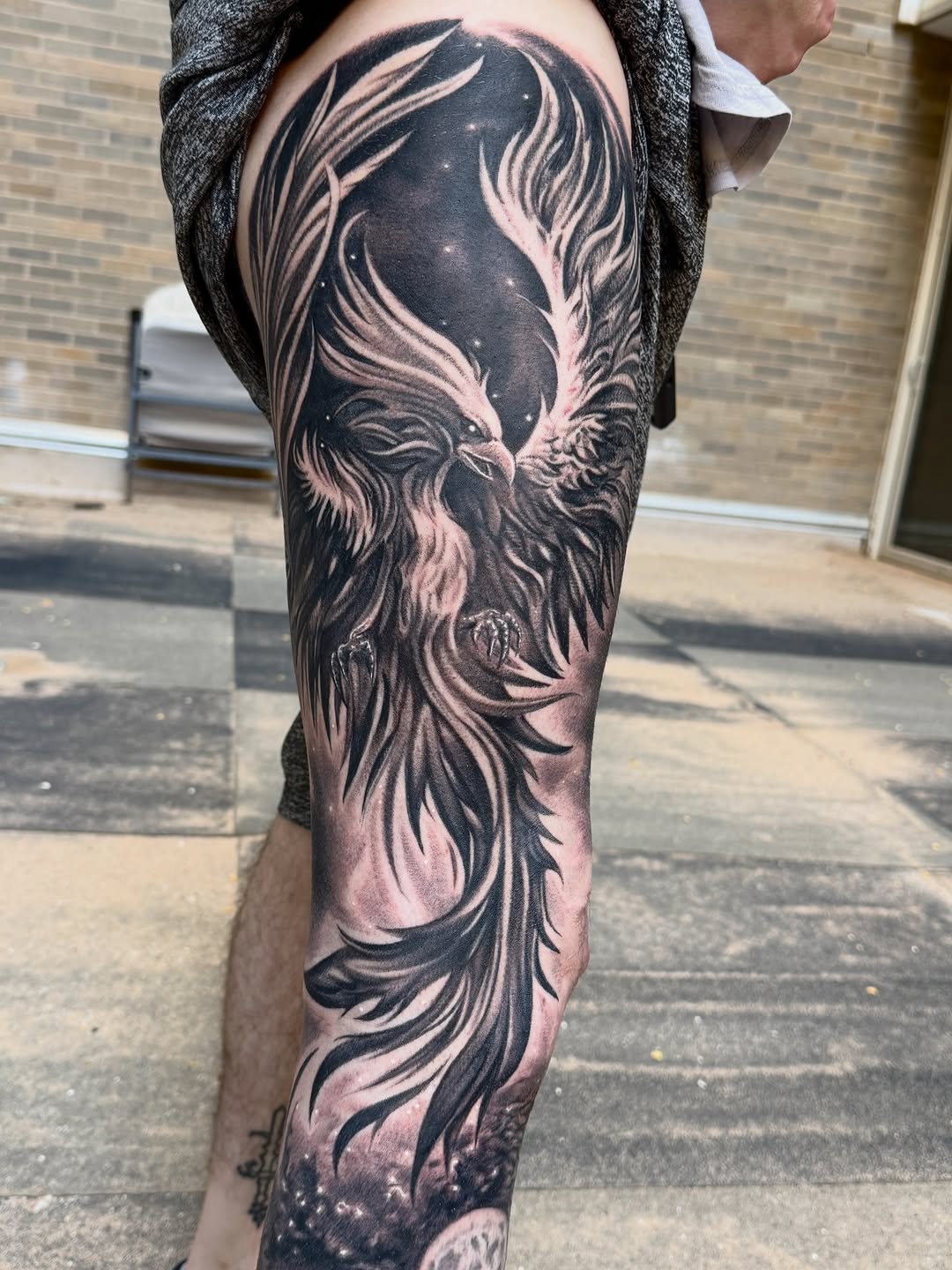 Tattoo by @dannydabstattoos — realism, black_and_grey