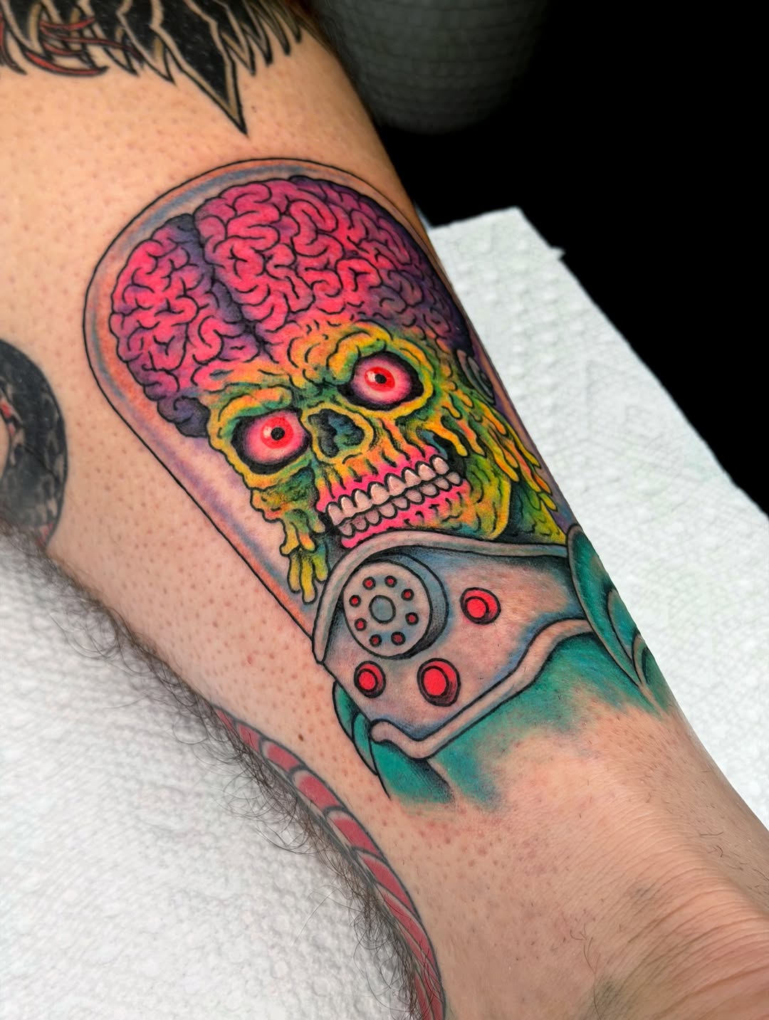 Tattoo by @randyconnertattoo — new_school, realism