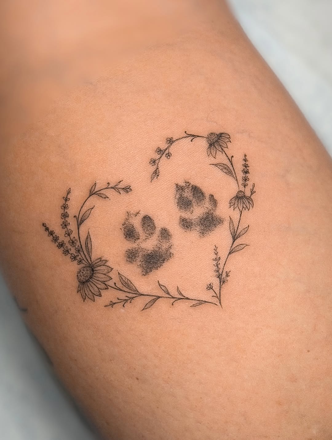 Tattoo by @tattoo_hazzard — fine_line, black_and_grey