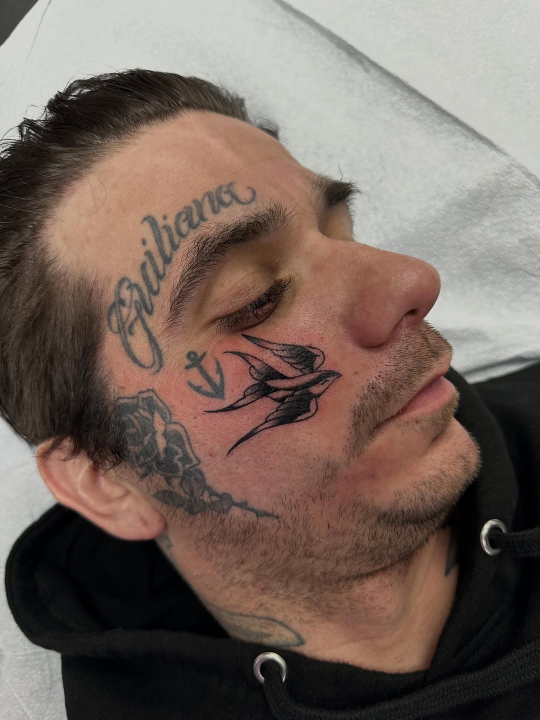 Tattoo by @thrashmoneymillionaire — american_traditional, lettering_script
