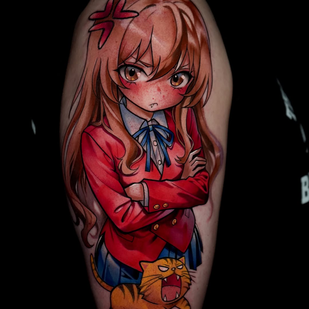 Tattoo by @solrugama — anime