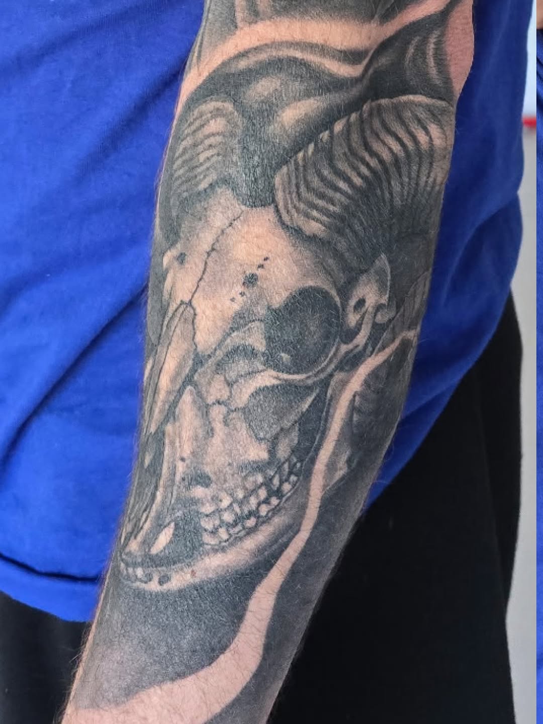Tattoo by @badvibestattoos — realism, black_and_grey