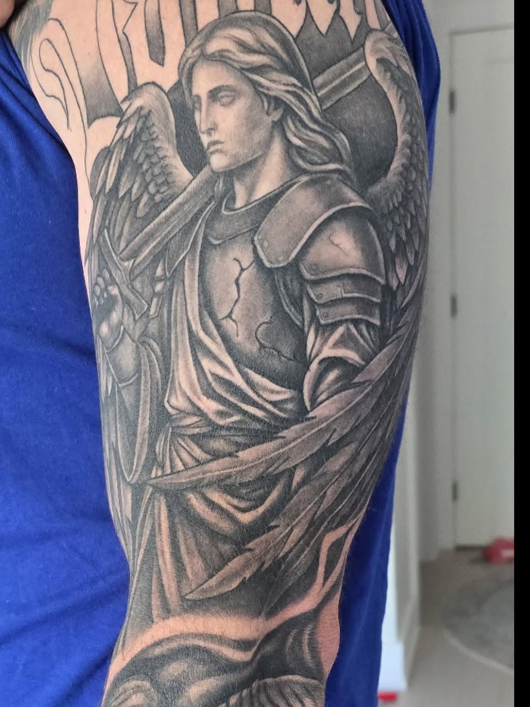 Tattoo by @badvibestattoos — realism, black_and_grey