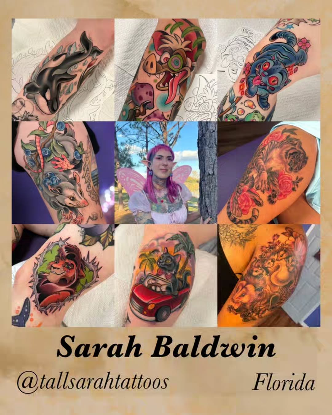 Tattoo by @tallsarahtattoos — new_school, realism