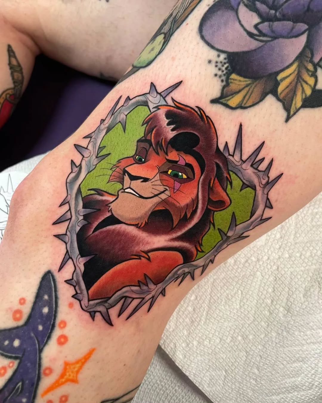 Tattoo by @tallsarahtattoos — anime, new_school