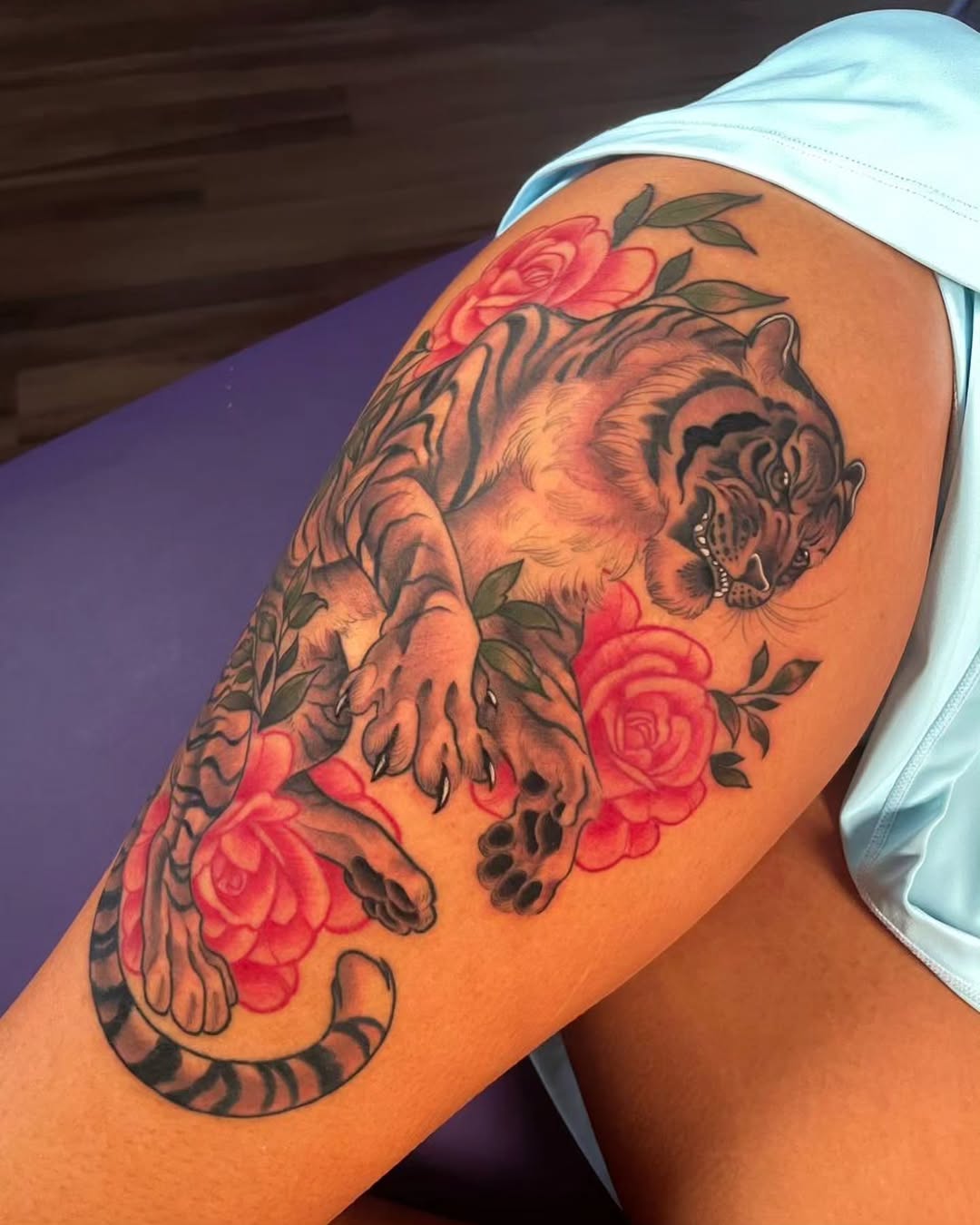 Tattoo by @tallsarahtattoos — realism, black_and_grey
