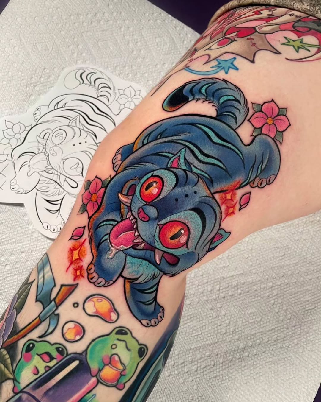 Tattoo by @tallsarahtattoos — new_school, chicano