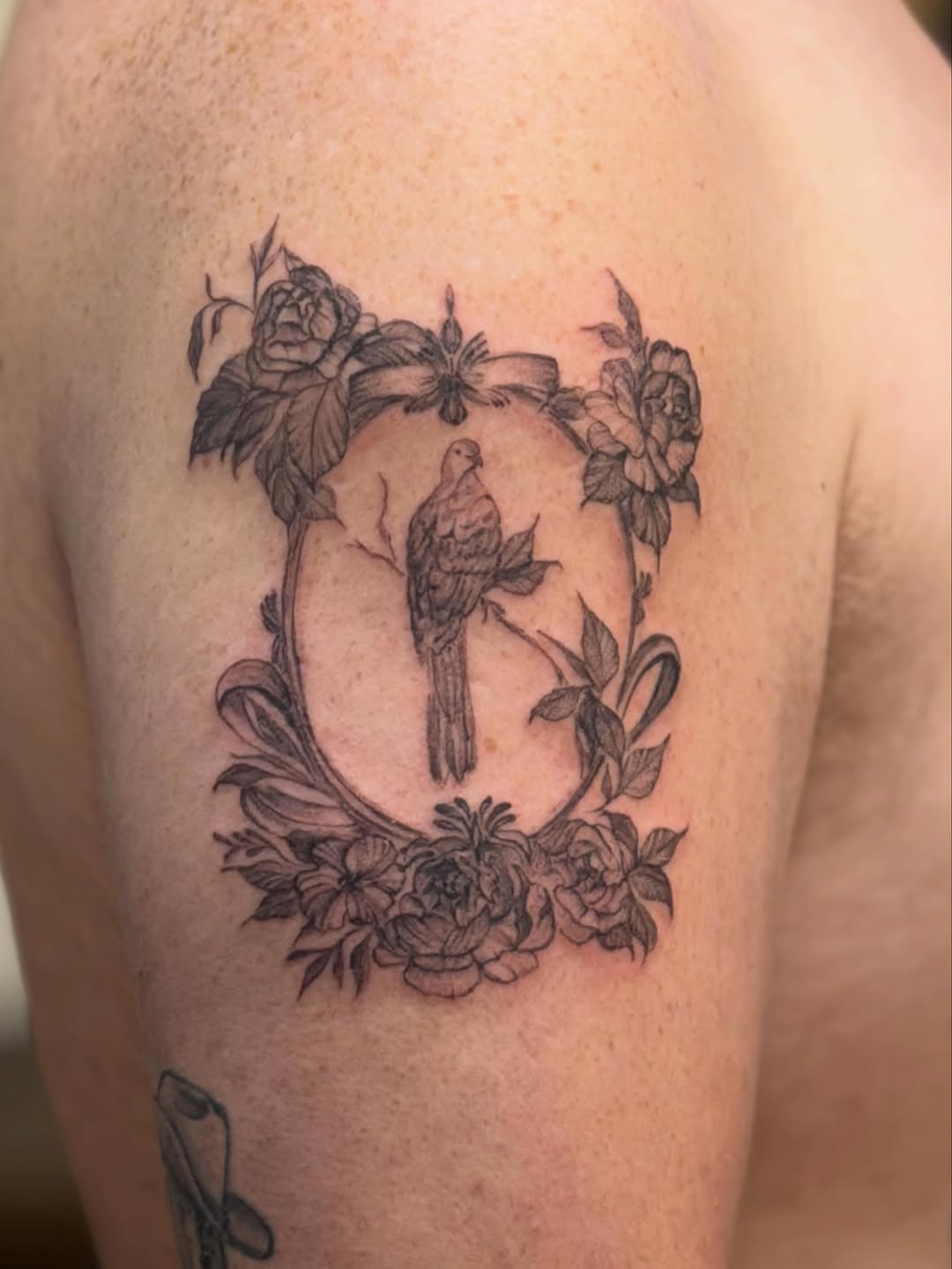 Tattoo by @aleks.north.tattoo — black_and_grey, realism