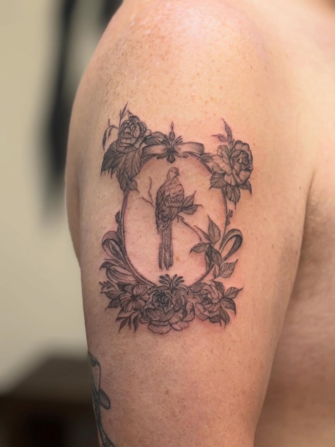 Tattoo by @aleks.north.tattoo — black_and_grey, realism