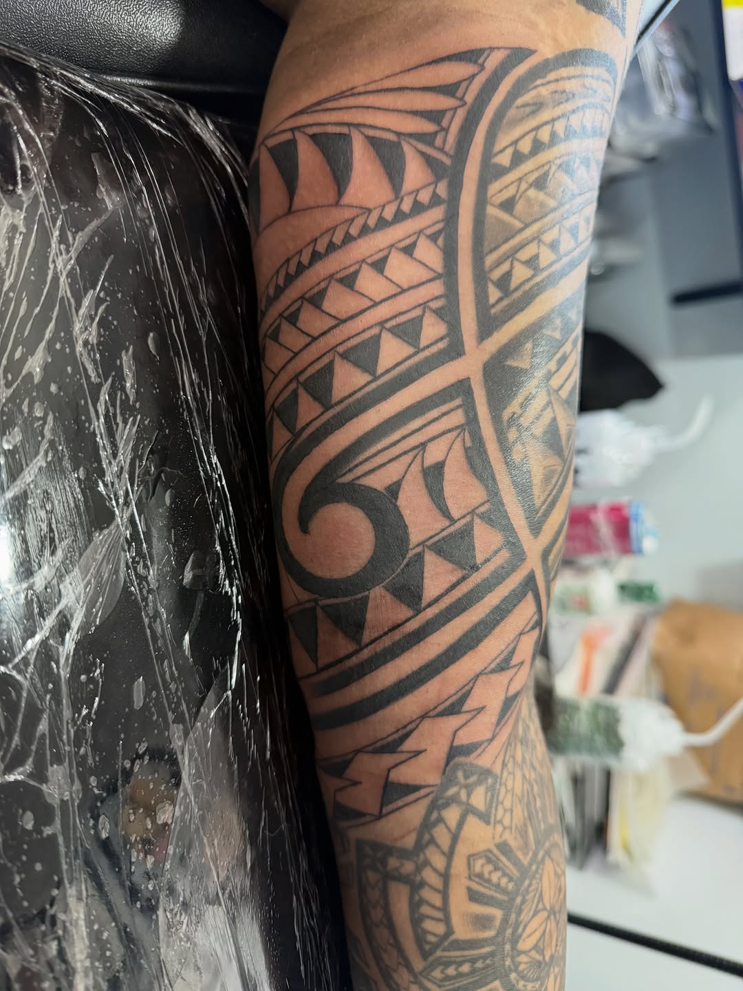 Tattoo by @og_stitch626 — tribal, blackwork