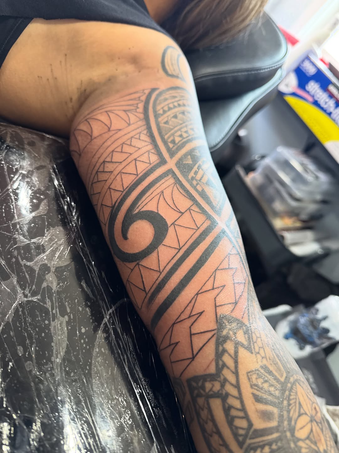 Tattoo by @og_stitch626 — tribal, blackwork