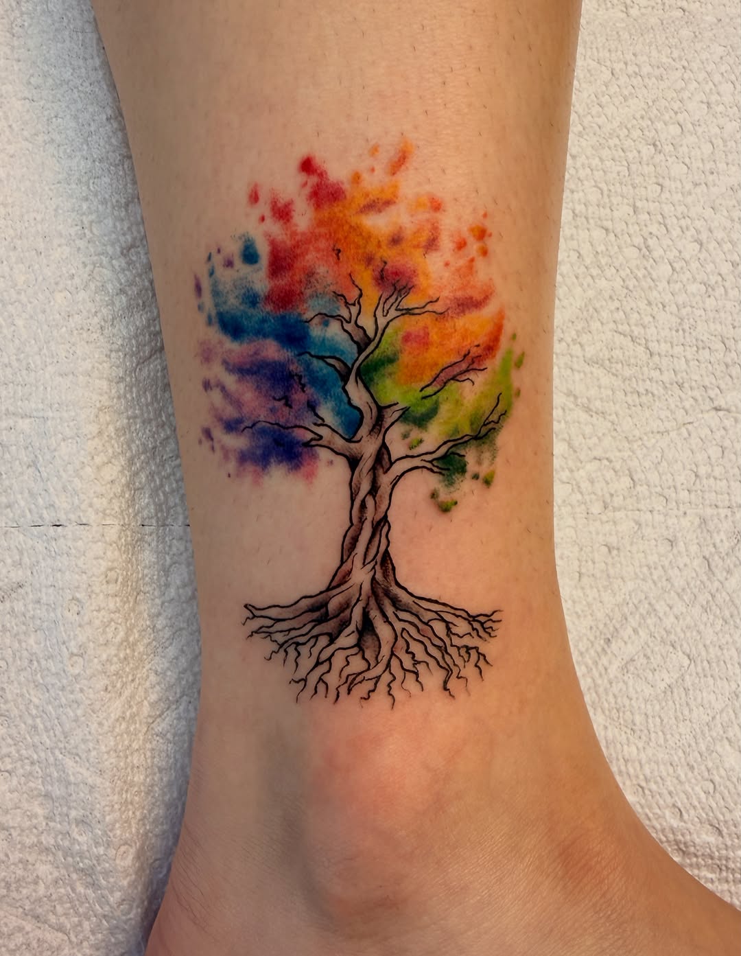 Tattoo by @vibe.ink90 โ watercolor
