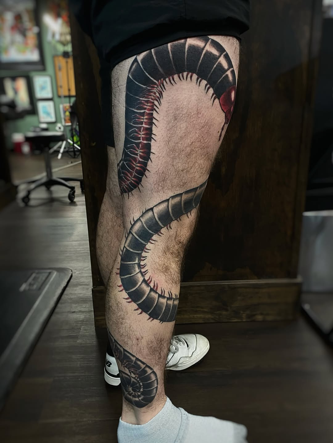Tattoo by @tatcaviar — black_and_grey, realism