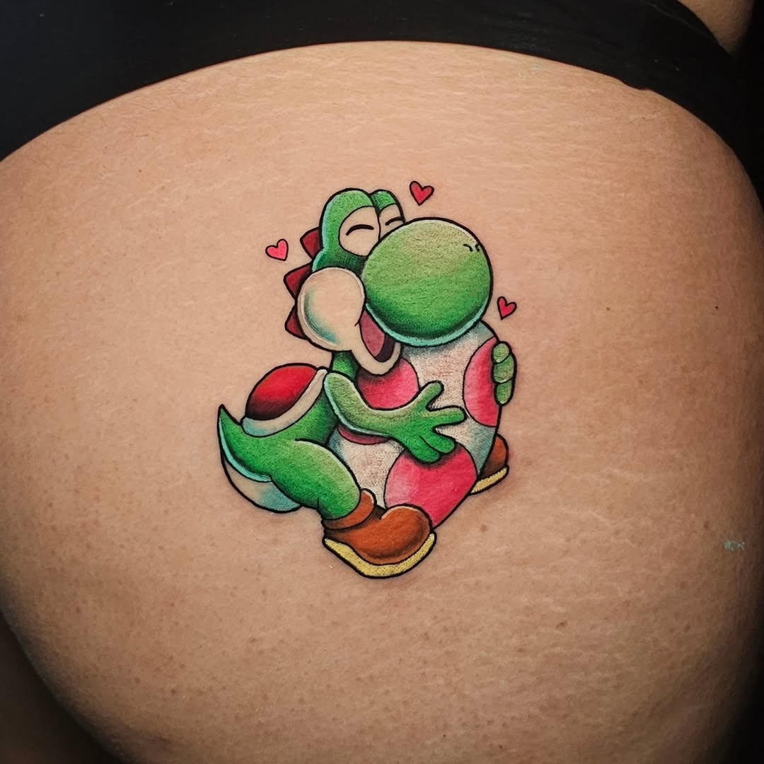 Tattoo by @pickleflavoredchapstick — new_school, anime