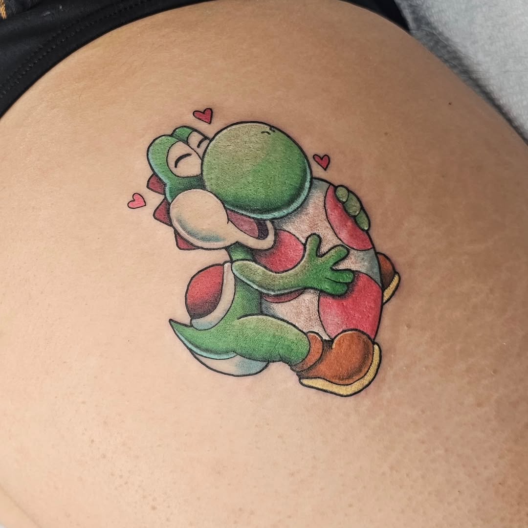 Tattoo by @pickleflavoredchapstick — new_school, anime