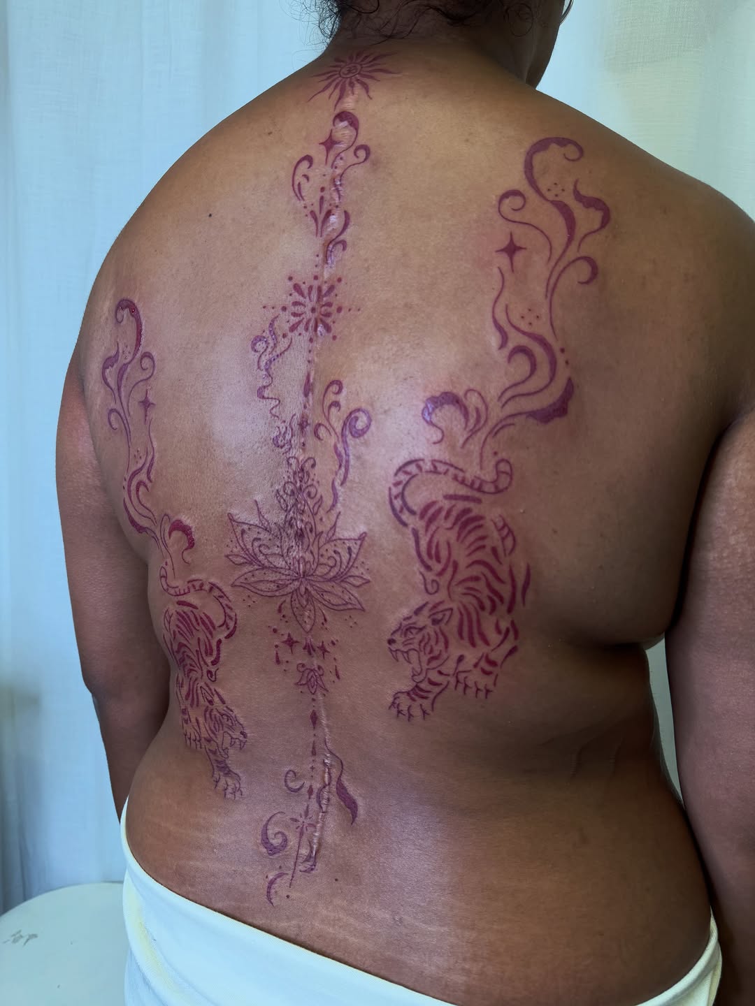 Tattoo by @skittykittykitty — blackwork, ornamental