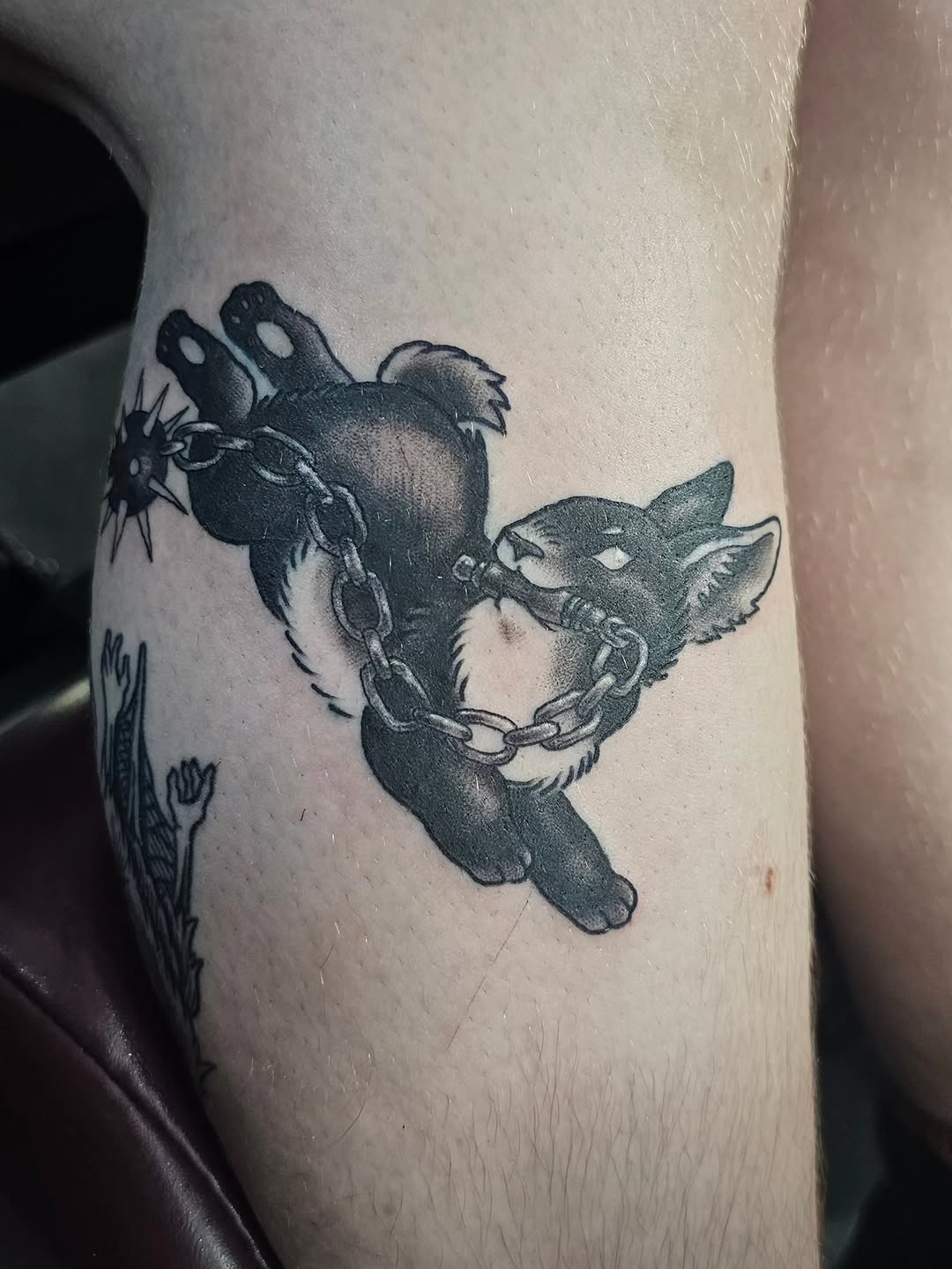 Tattoo by @omni.pleco — neo_traditional, black_and_grey