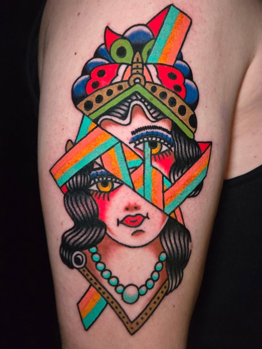 Tattoo by @brenn_cox — neo_traditional, trash_polka