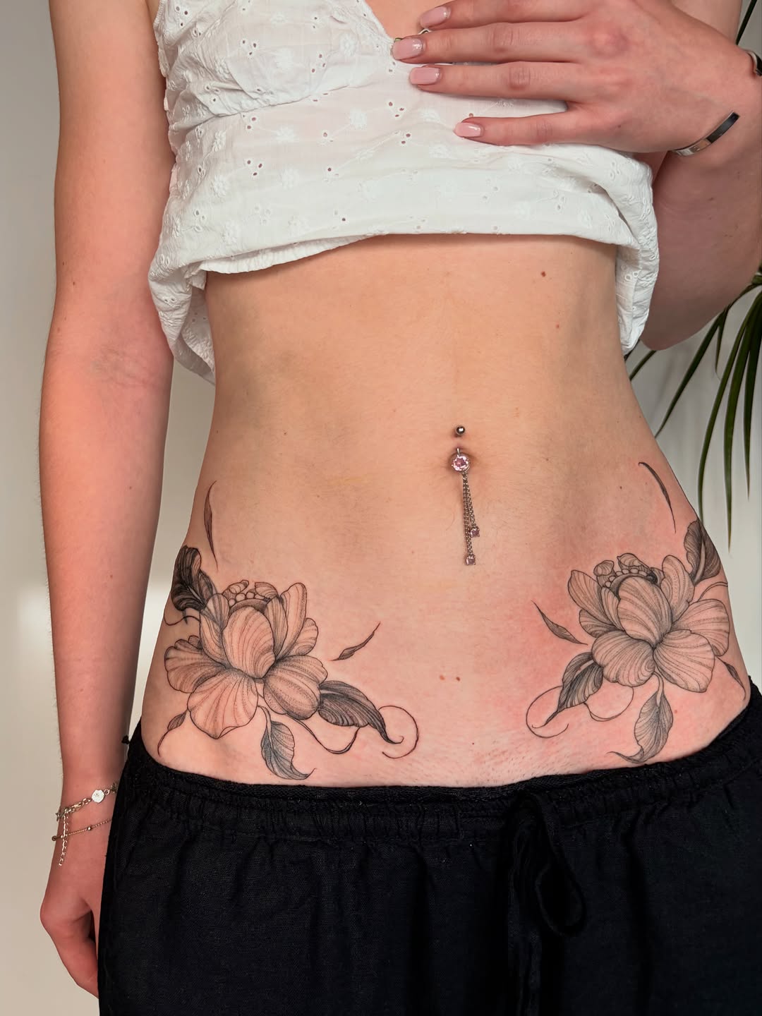 Tattoo by @raini.xo.tattoo β fine_line, black_and_grey