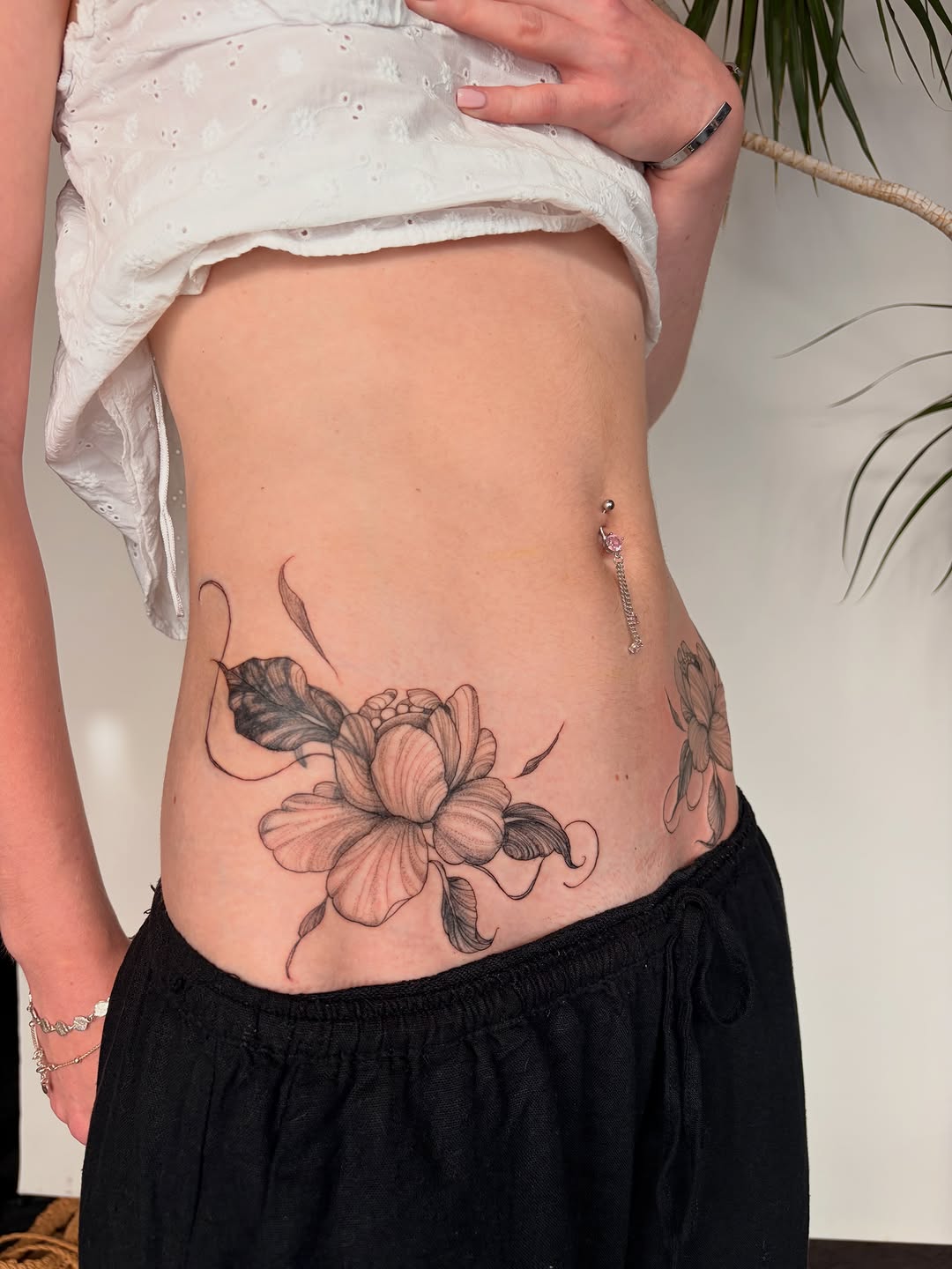 Tattoo by @raini.xo.tattoo β fine_line, black_and_grey