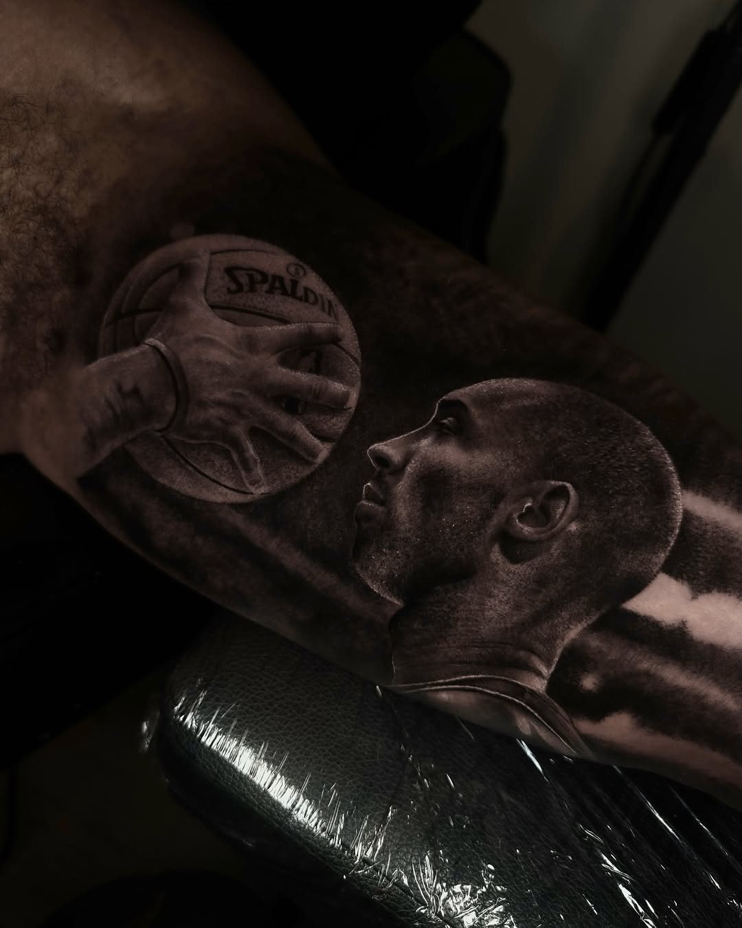 Tattoo by @dukeoftats β realism, black_and_grey