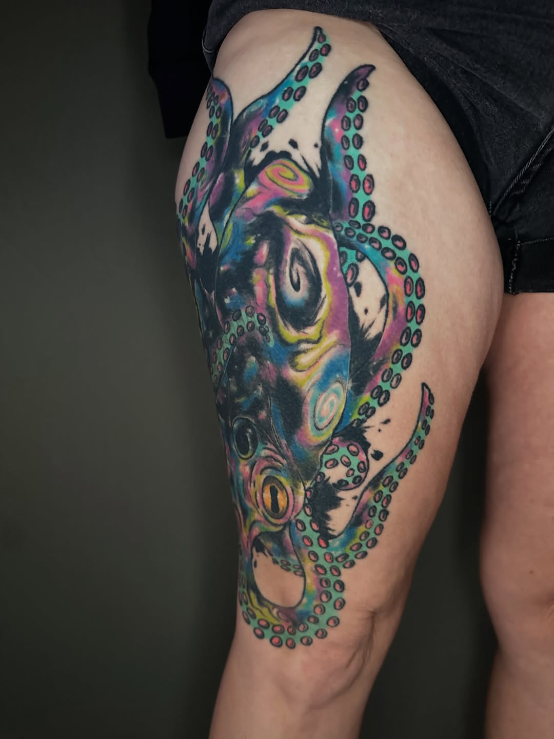 Tattoo by @ladyparaffin — new_school, trash_polka
