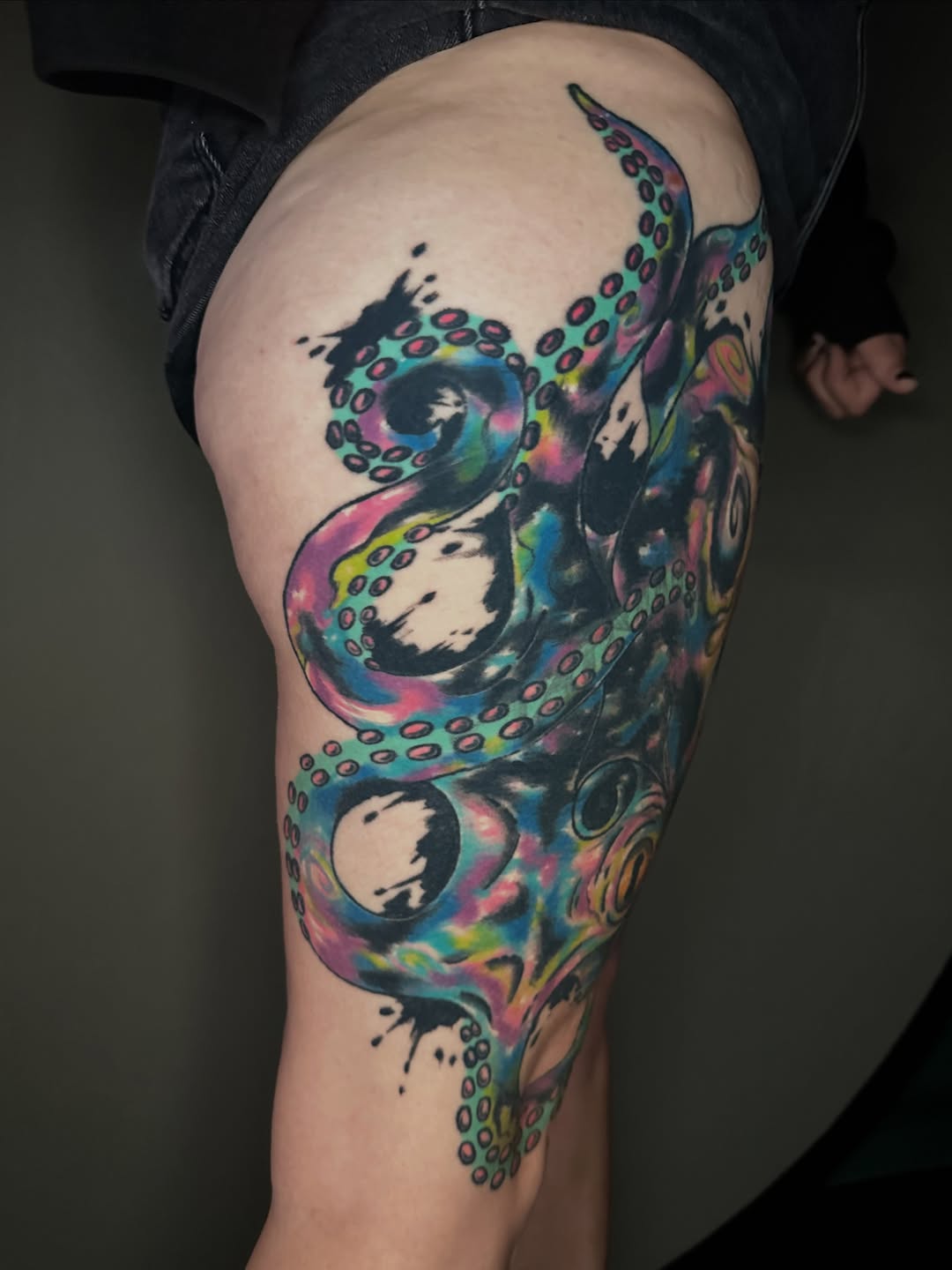 Tattoo by @ladyparaffin — new_school, blackwork