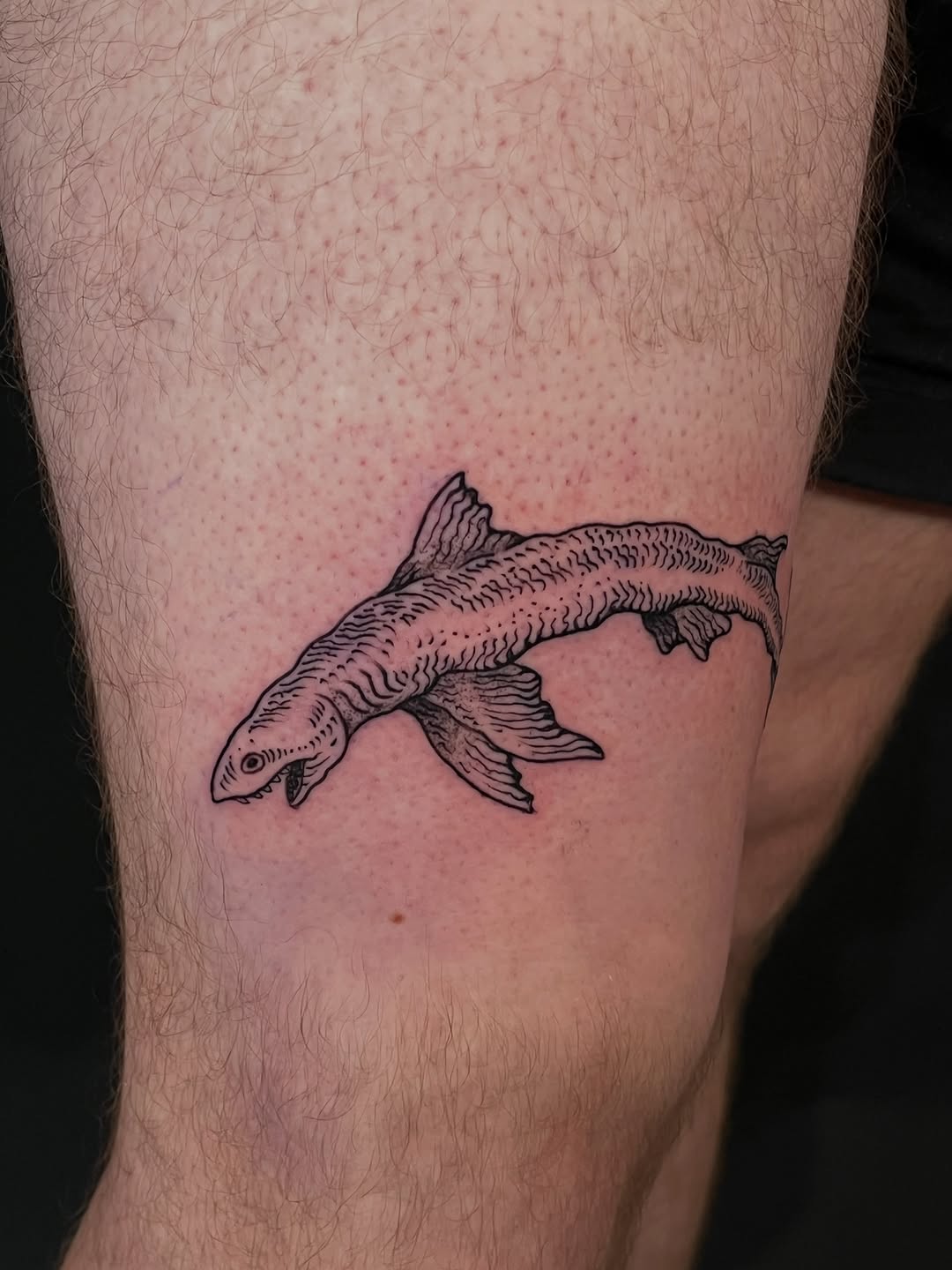 Tattoo by @bone.apple โ black_and_grey, illustrative