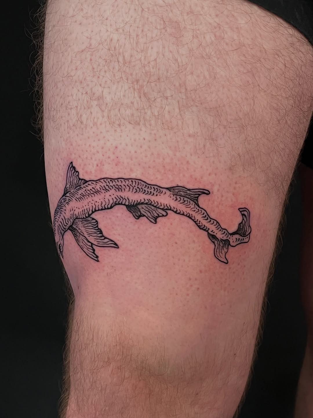 Tattoo by @bone.apple โ black_and_grey, illustrative