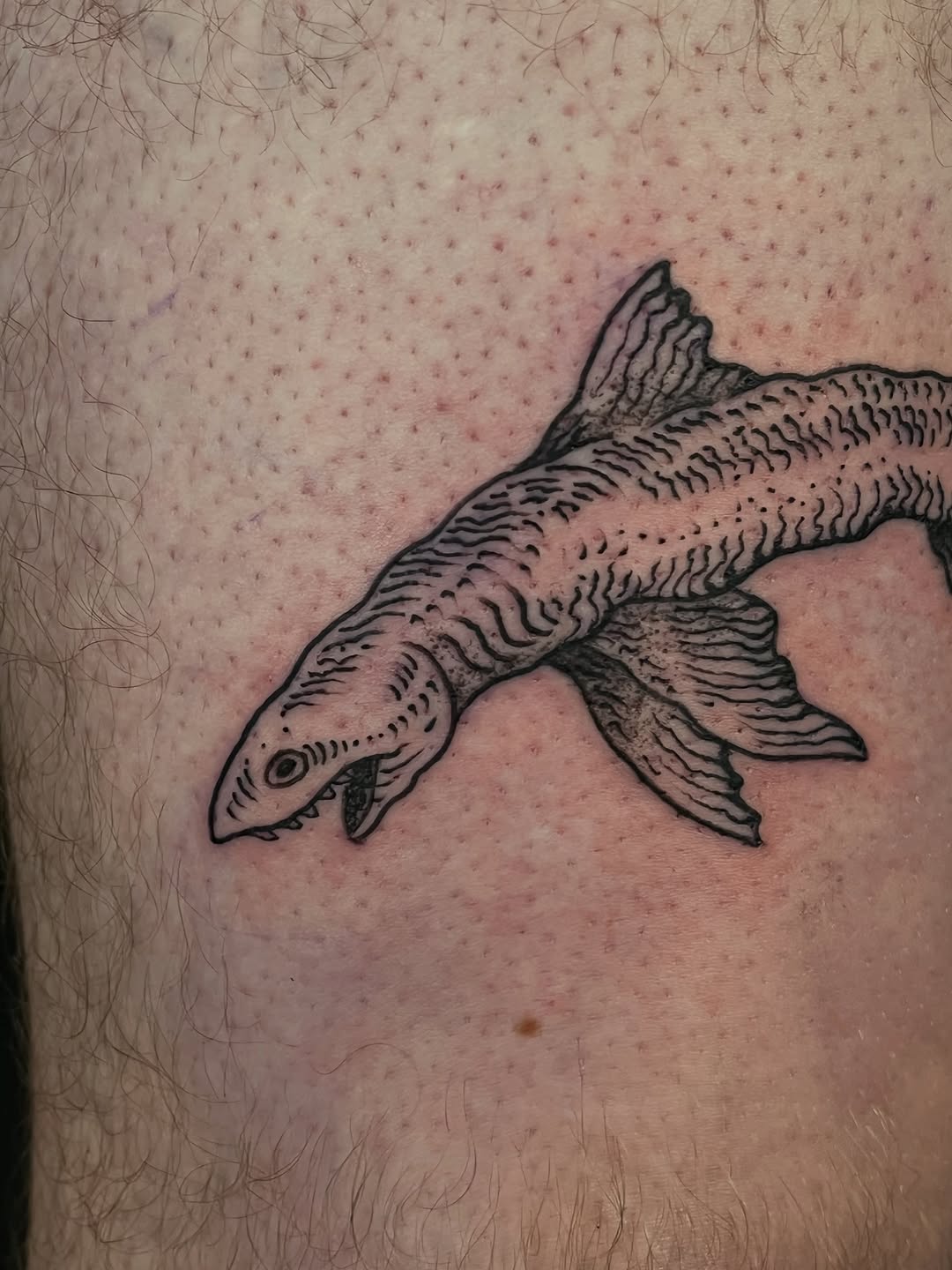 Tattoo by @bone.apple โ black_and_grey, illustrative