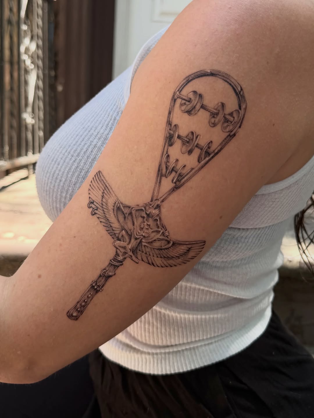 Tattoo by @loorrnn — black_and_grey, realism