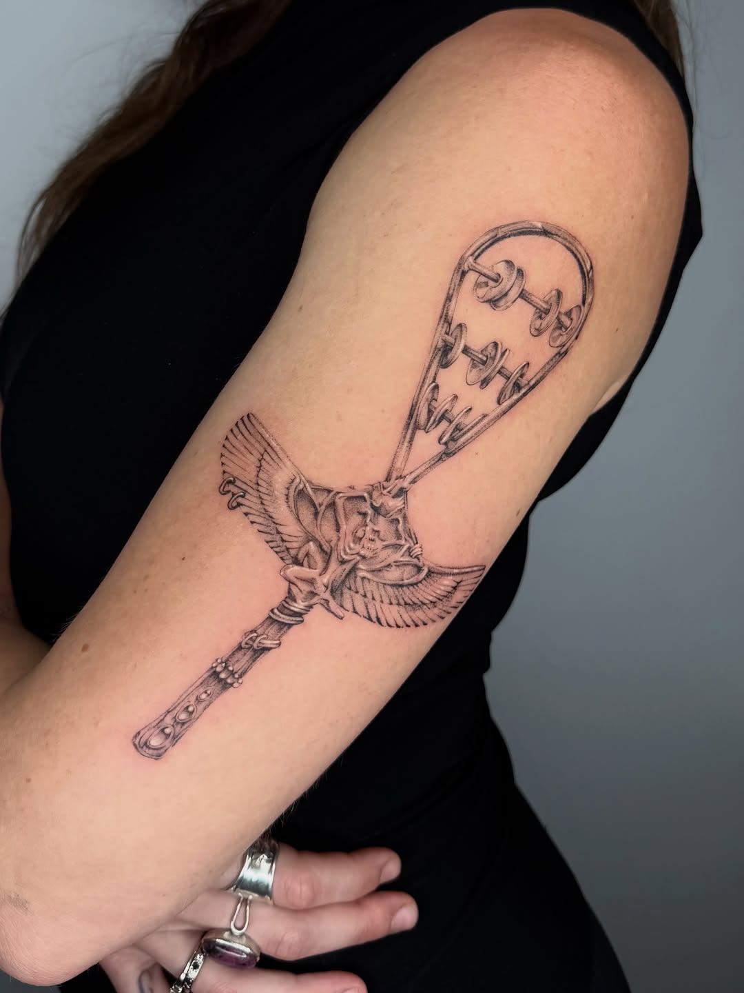 Tattoo by @loorrnn — black_and_grey, realism