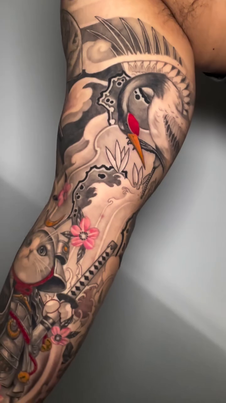 Tattoo by @jluongart — japanese_irezumi, black_and_grey