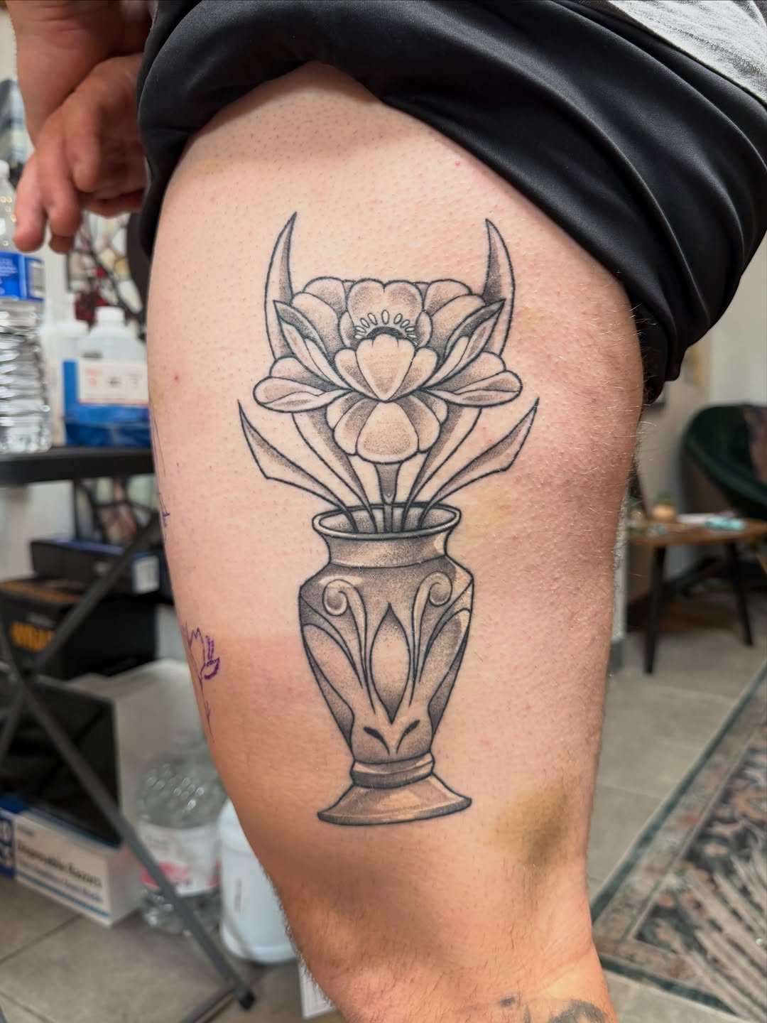 Tattoo by @summertats — black_and_grey, ornamental