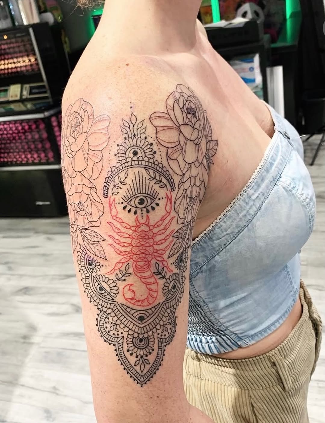 Tattoo by @joytattoo.flashbook โ blackwork, ornamental