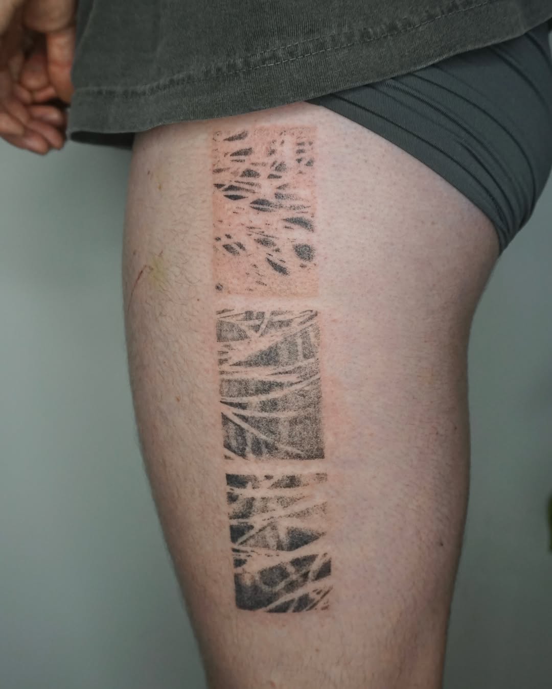 Tattoo by @texturemapping_ — blackwork, geometric