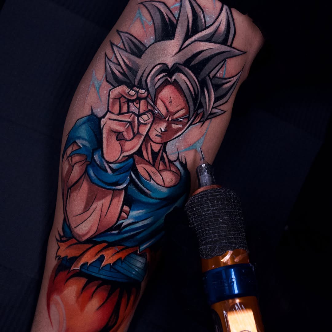 Tattoo by @solrugama — anime, realism