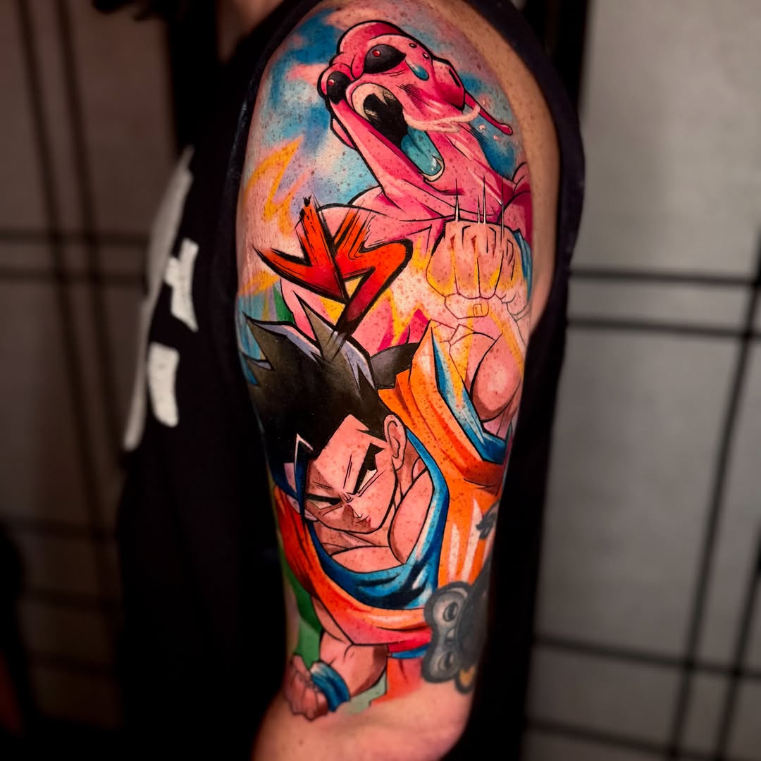 Tattoo by @solrugama — anime, new_school