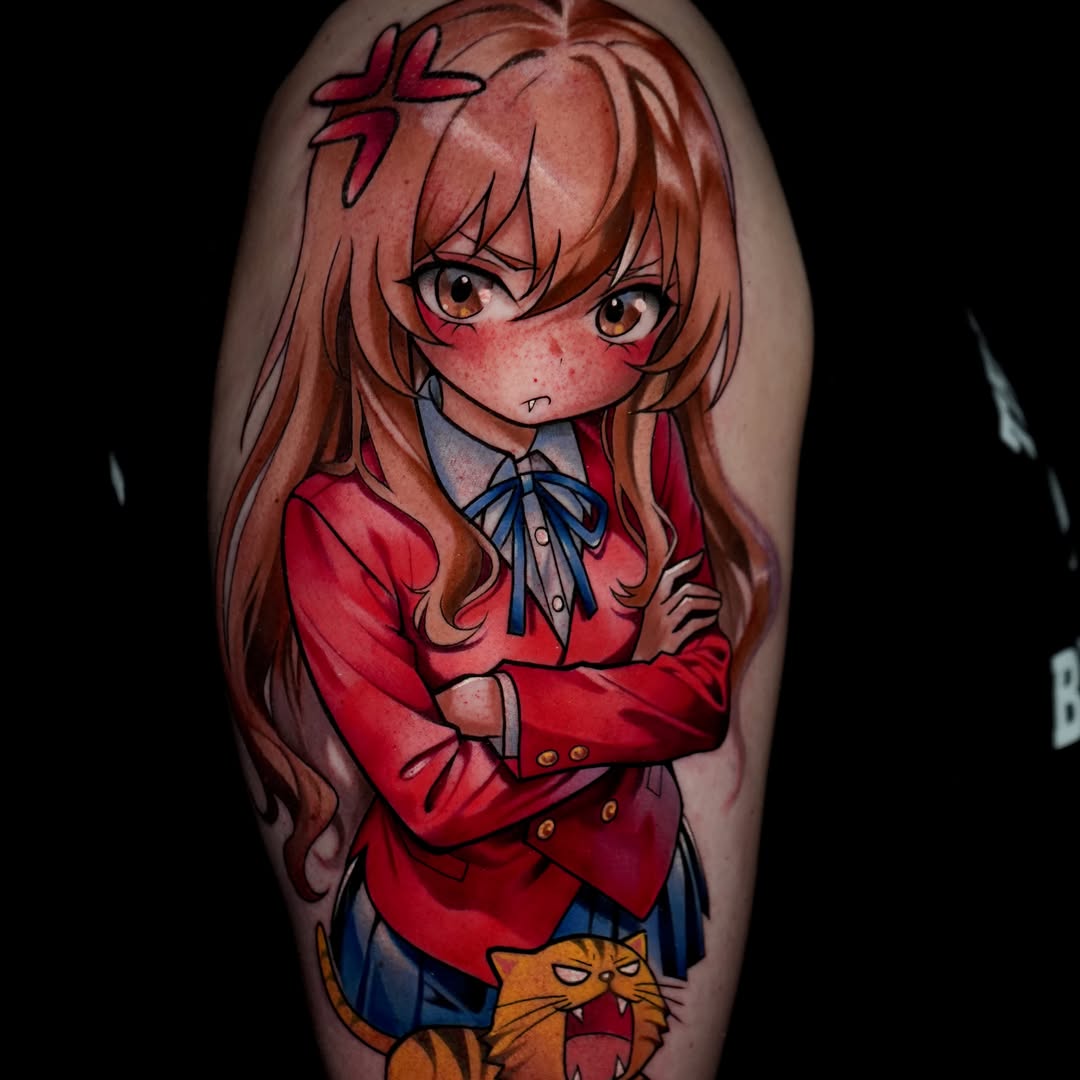 Tattoo by @solrugama — anime