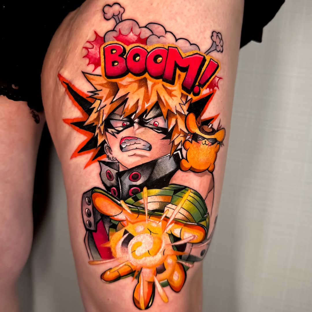 Tattoo by @solrugama — anime, new_school