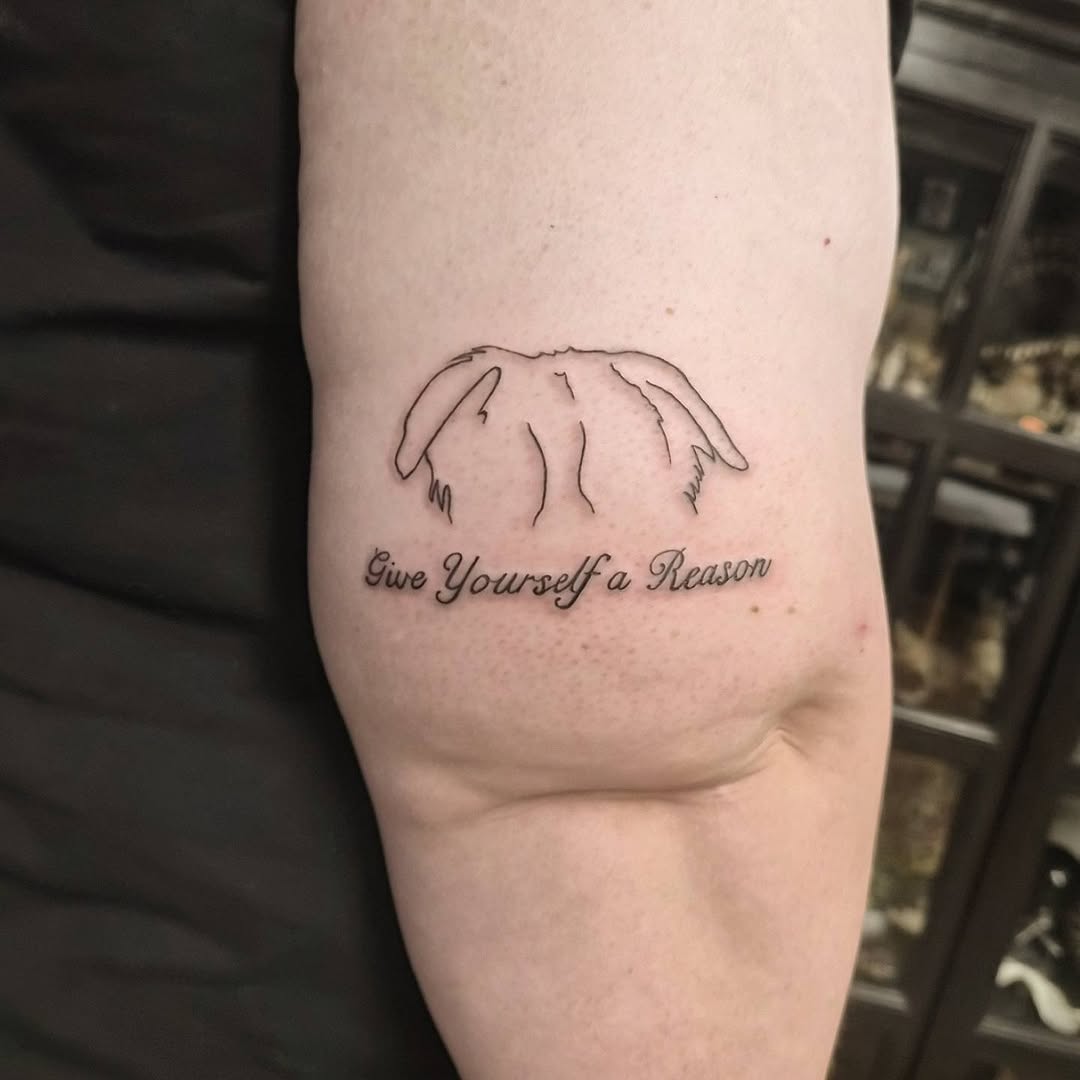 Tattoo by @teresarosetattoos — fine_line, lettering_script