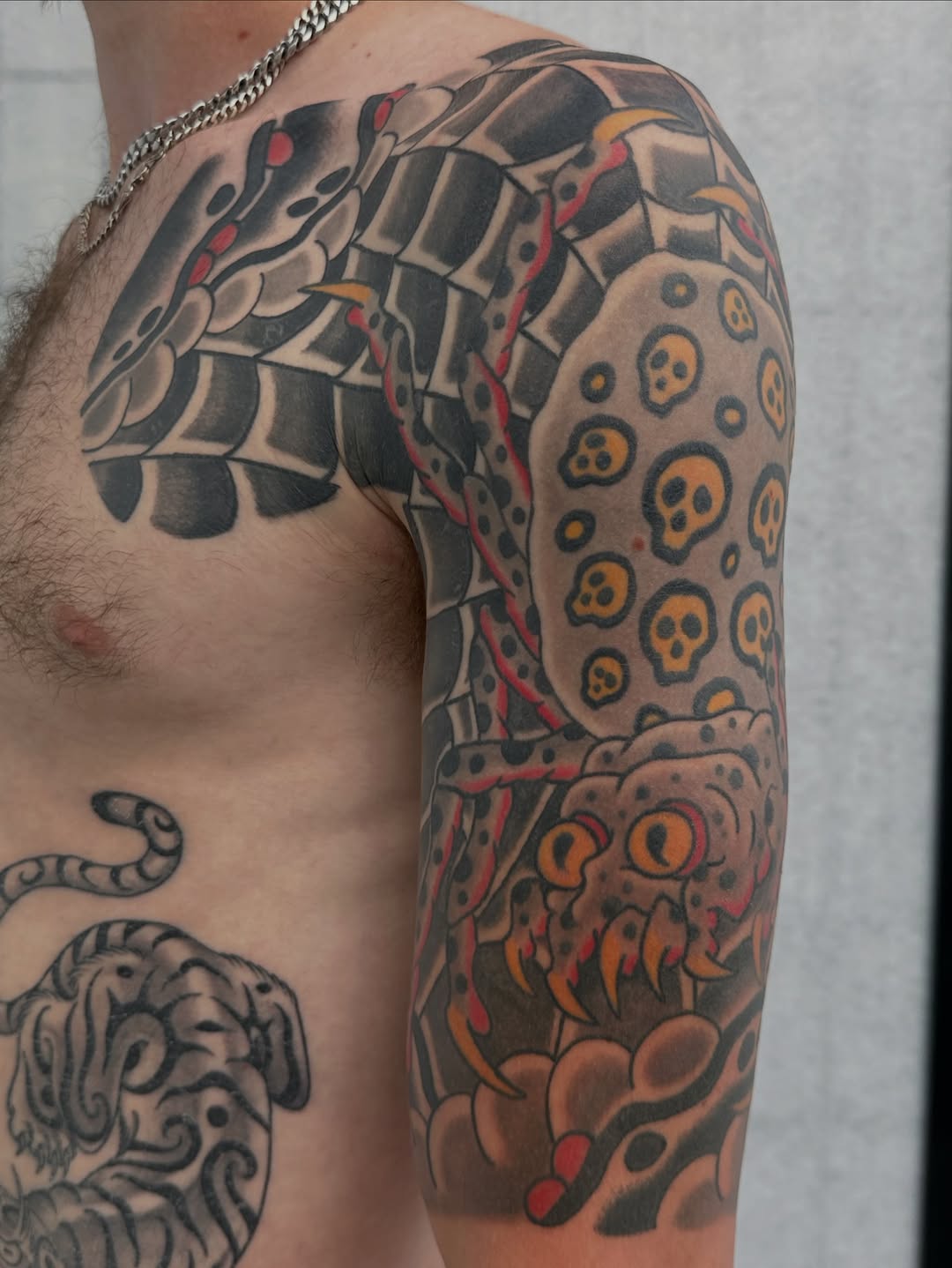 Tattoo by @danielskilltattoo — japanese_irezumi, black_and_grey