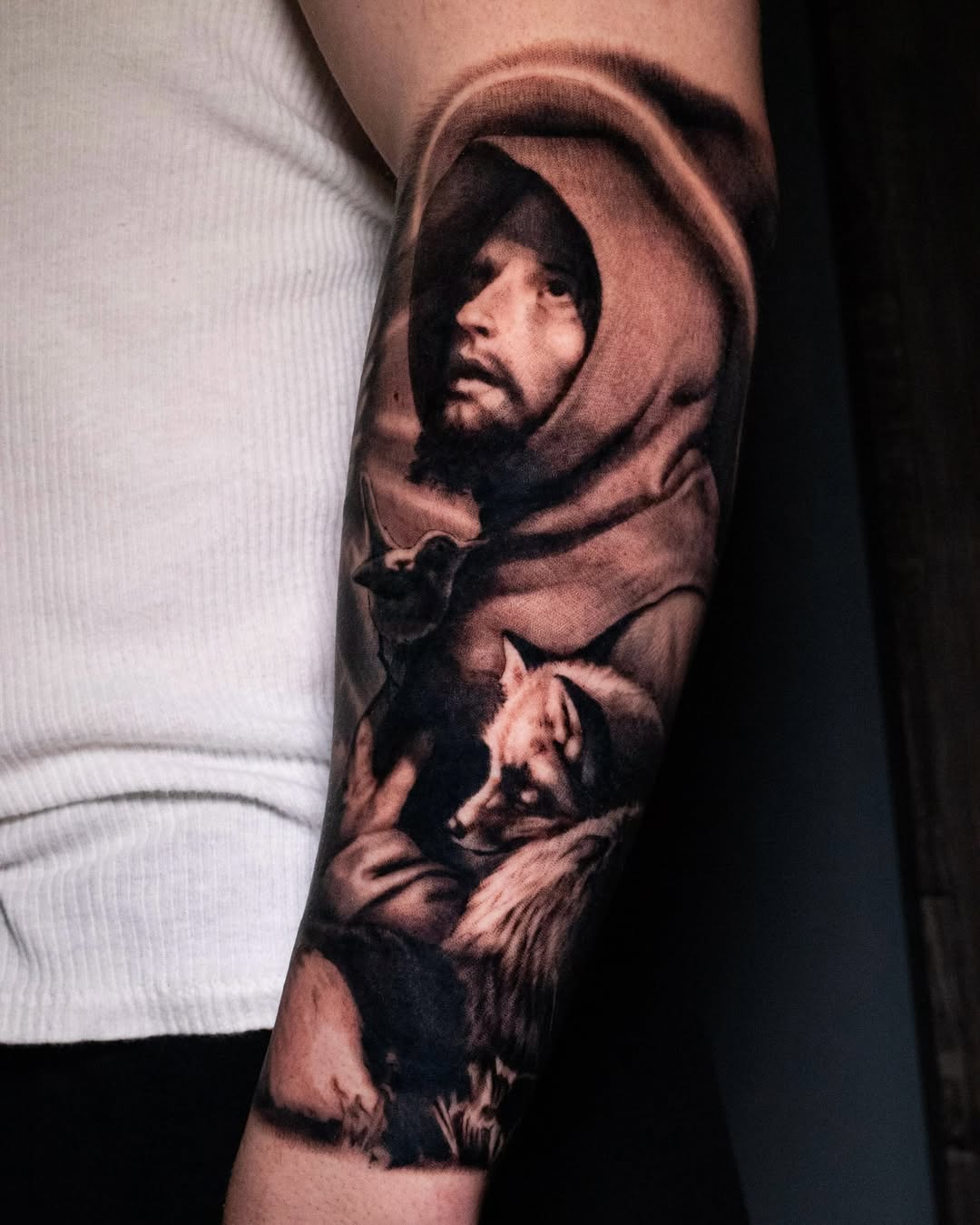 Tattoo by @isabelroseink โ realism, black_and_grey