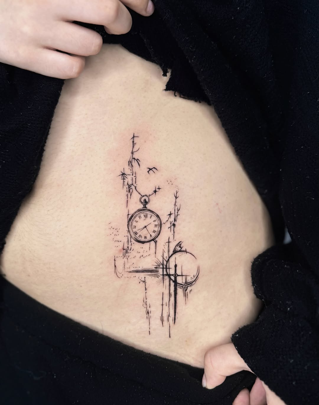 Tattoo by @tizy.inks — fine_line, sketch